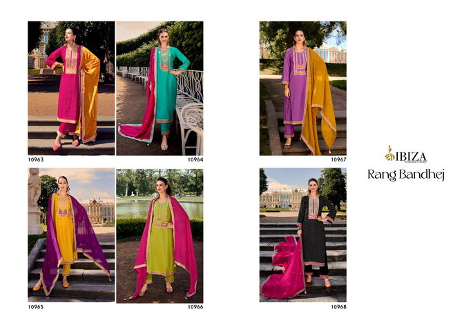 Rang Bandhej By Ibiza Russian Designer Salwar Kameez Wholesale Price In Surat
